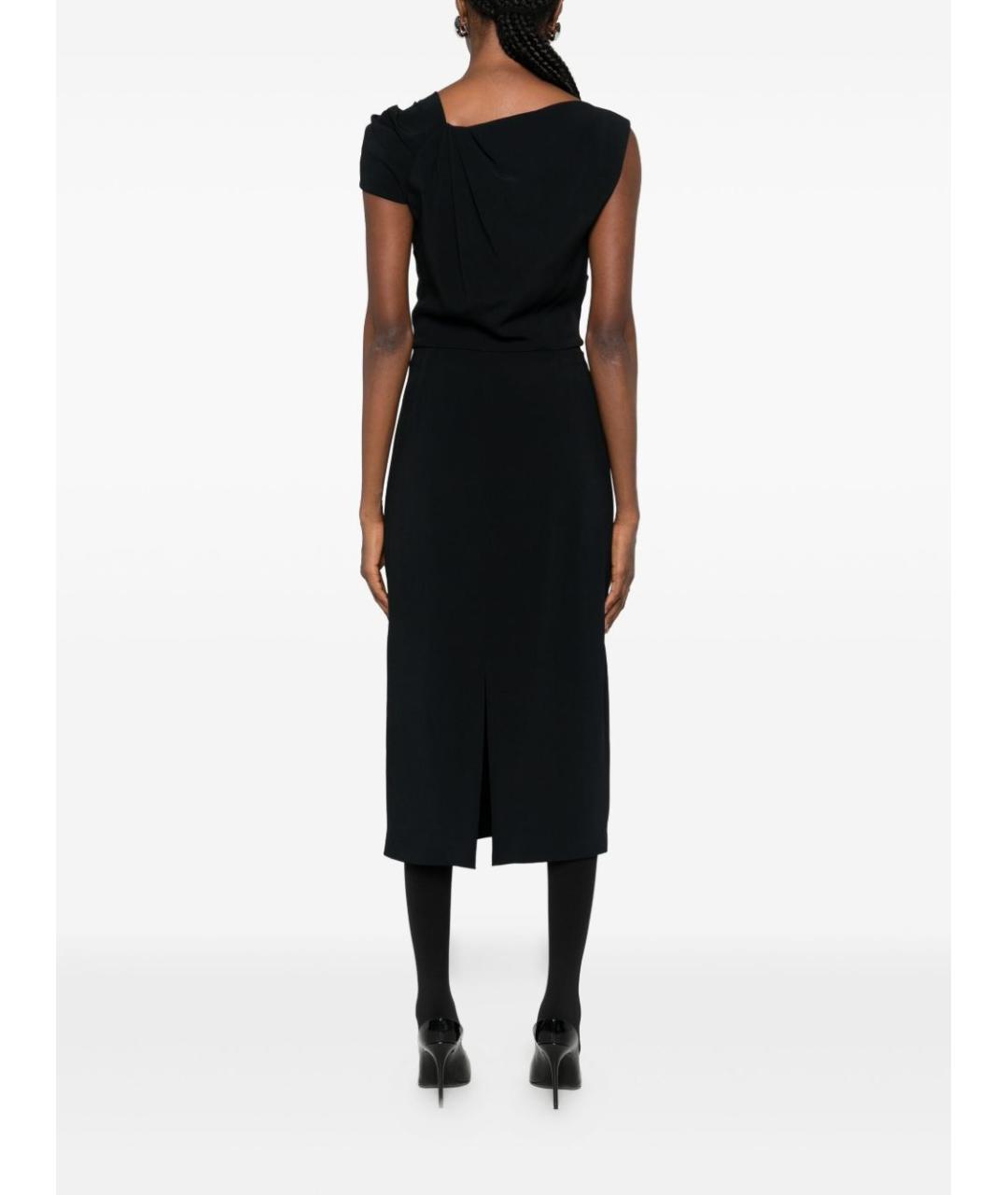 GIVENCHY Черное вискозное вечернее платье, фото 3