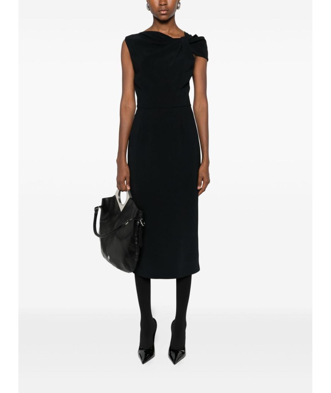 GIVENCHY Черное вискозное вечернее платье, фото 5