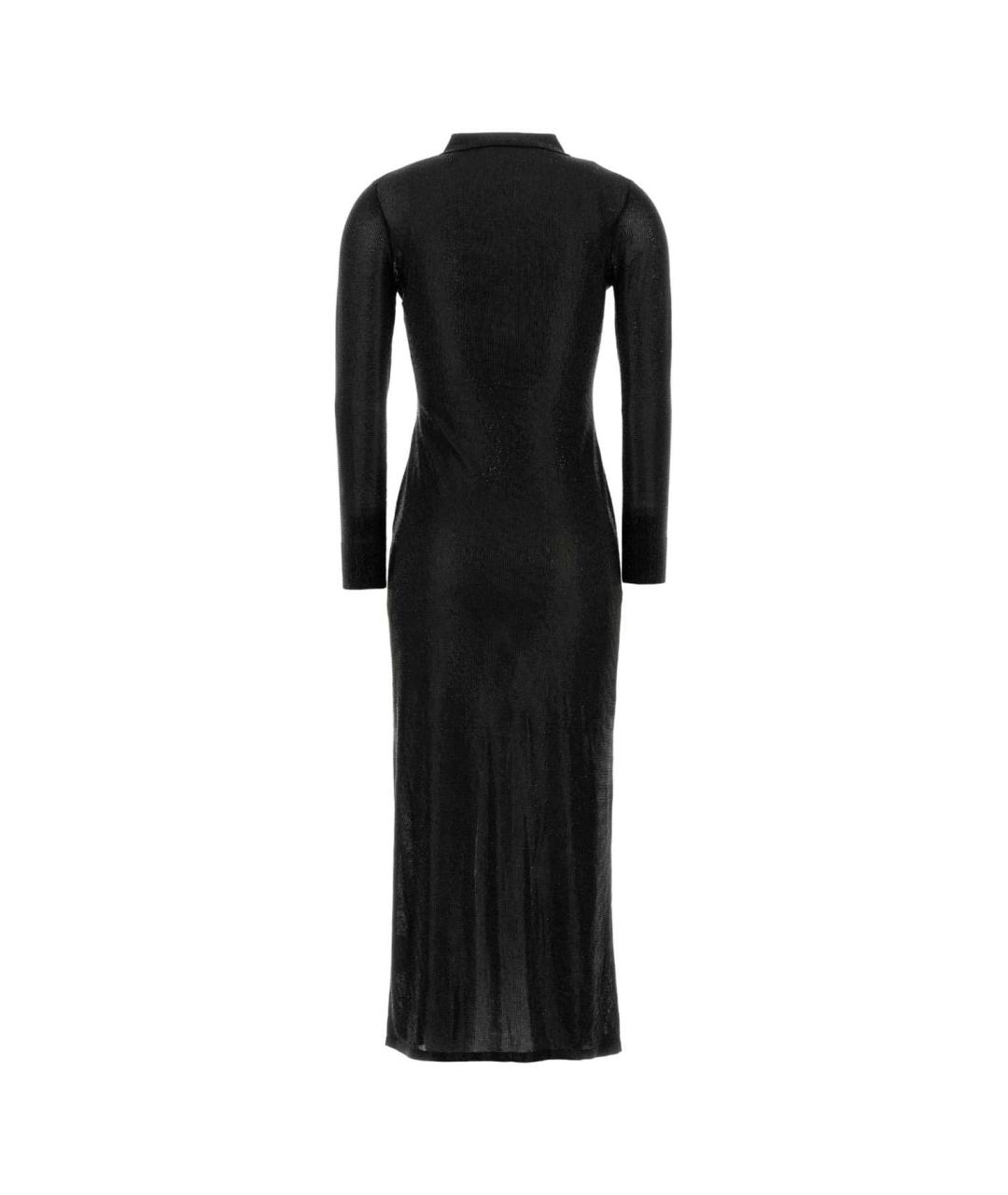ALEXANDER WANG Черное вискозное повседневное платье, фото 2