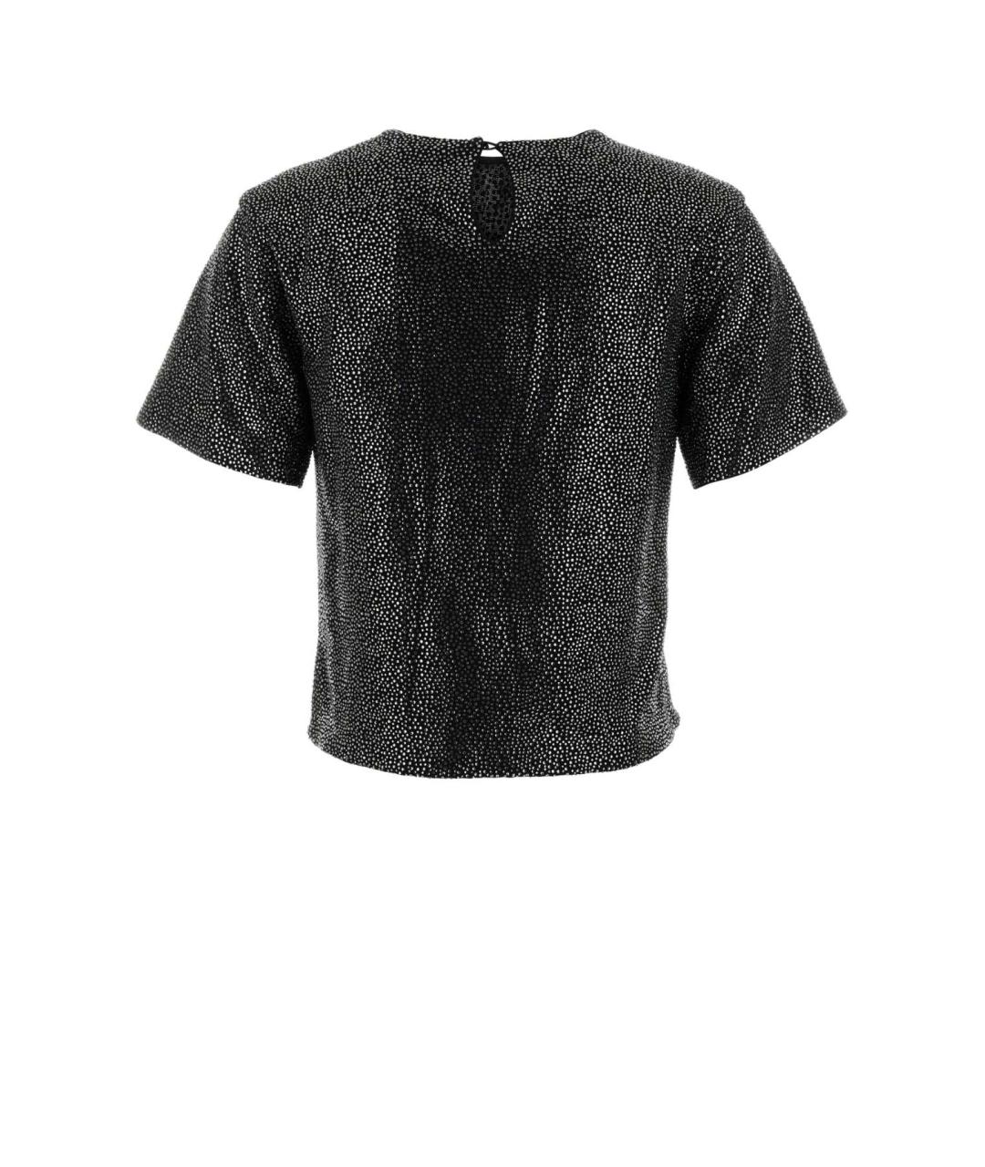 GIUSEPPE DI MORABITO Черная вискозная футболка, фото 2