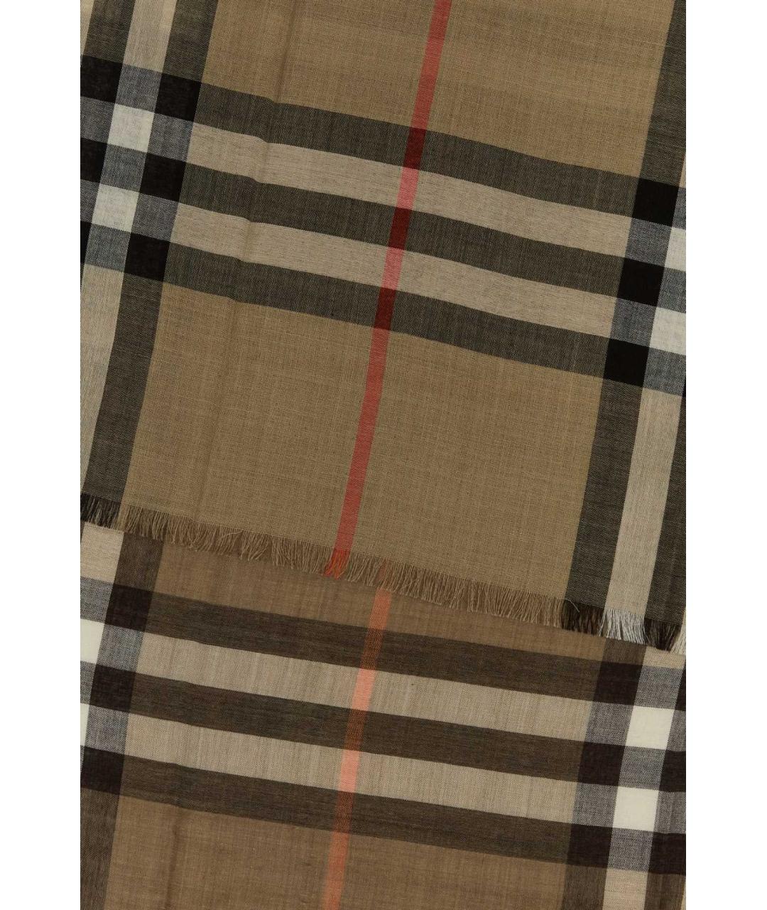 BURBERRY Мульти шерстяной шарф, фото 2