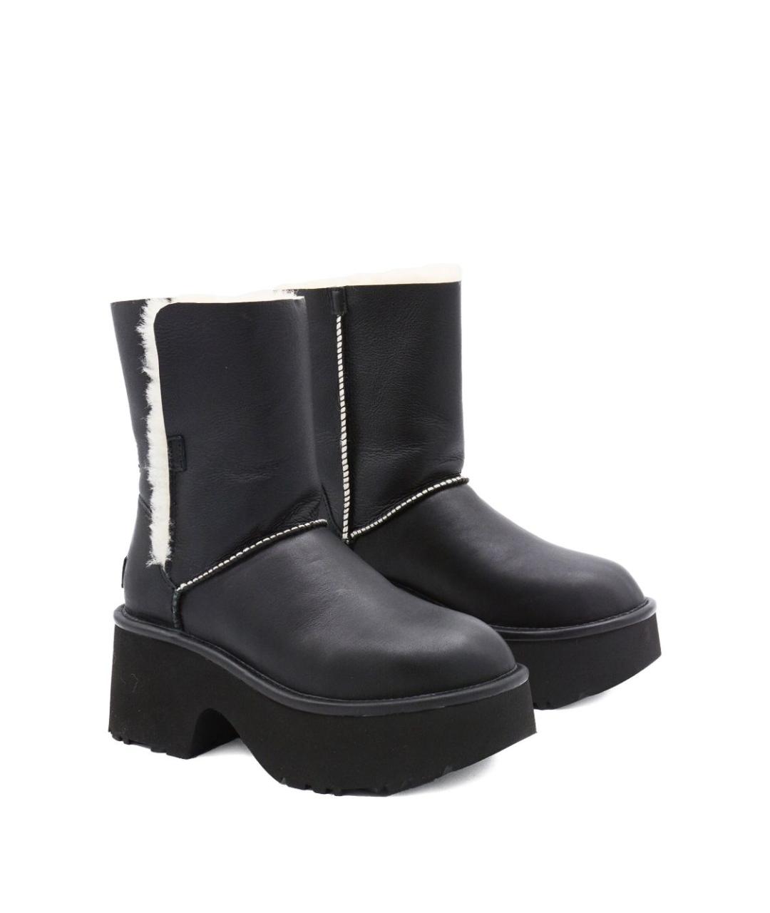 UGG AUSTRALIA Черные ботинки, фото 2