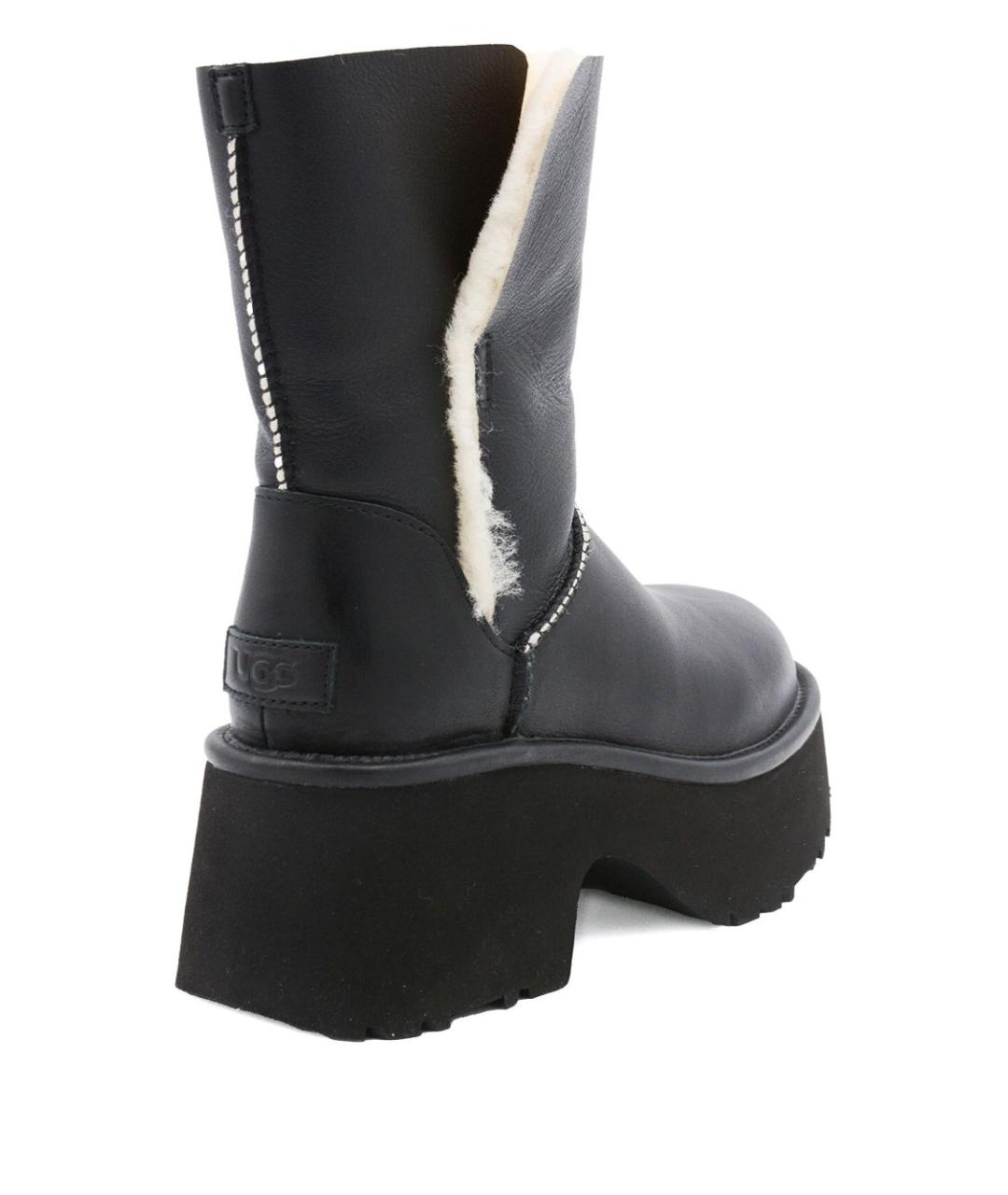 UGG AUSTRALIA Черные ботинки, фото 4