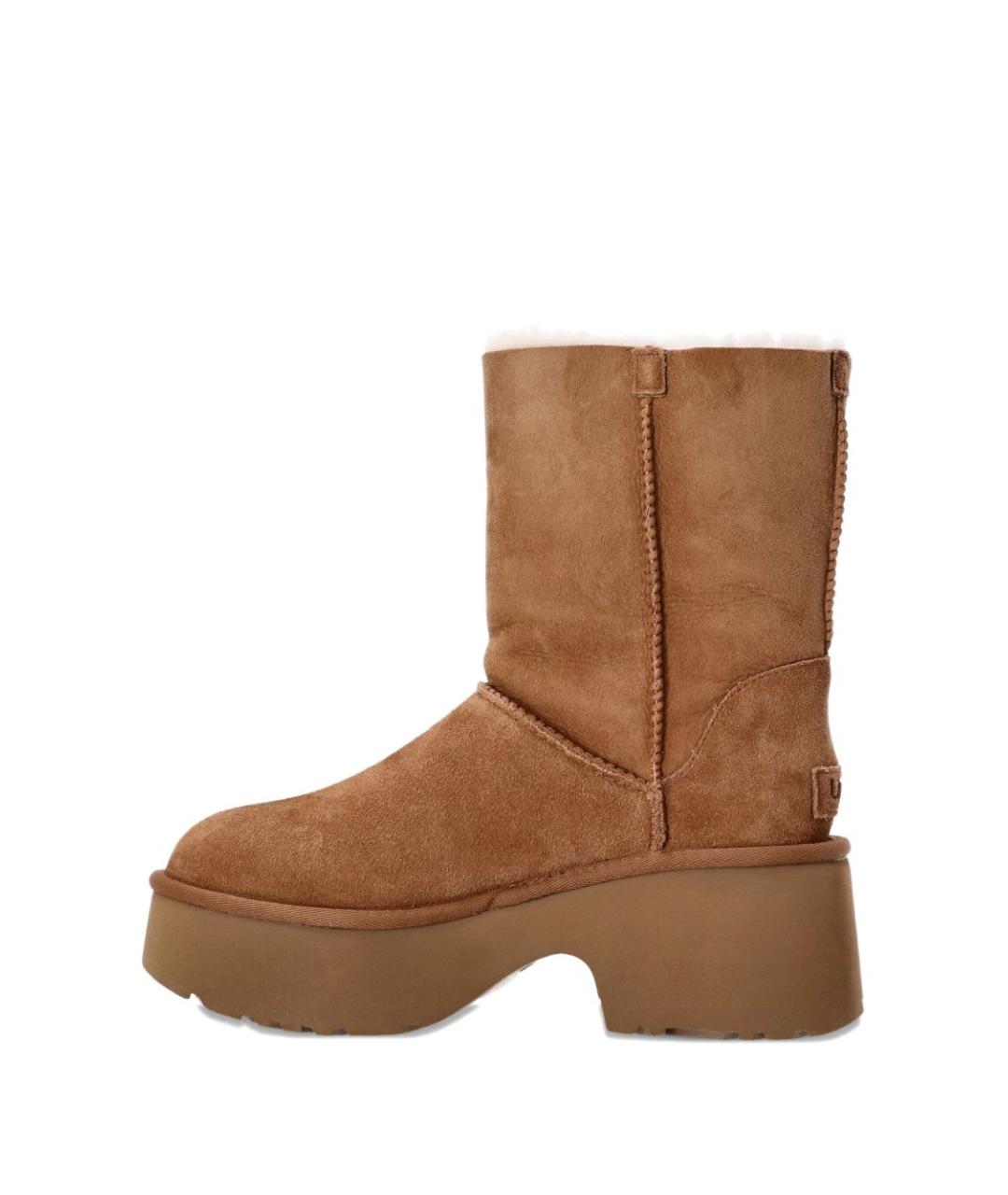 UGG AUSTRALIA Бежевые нубуковые ботинки, фото 5