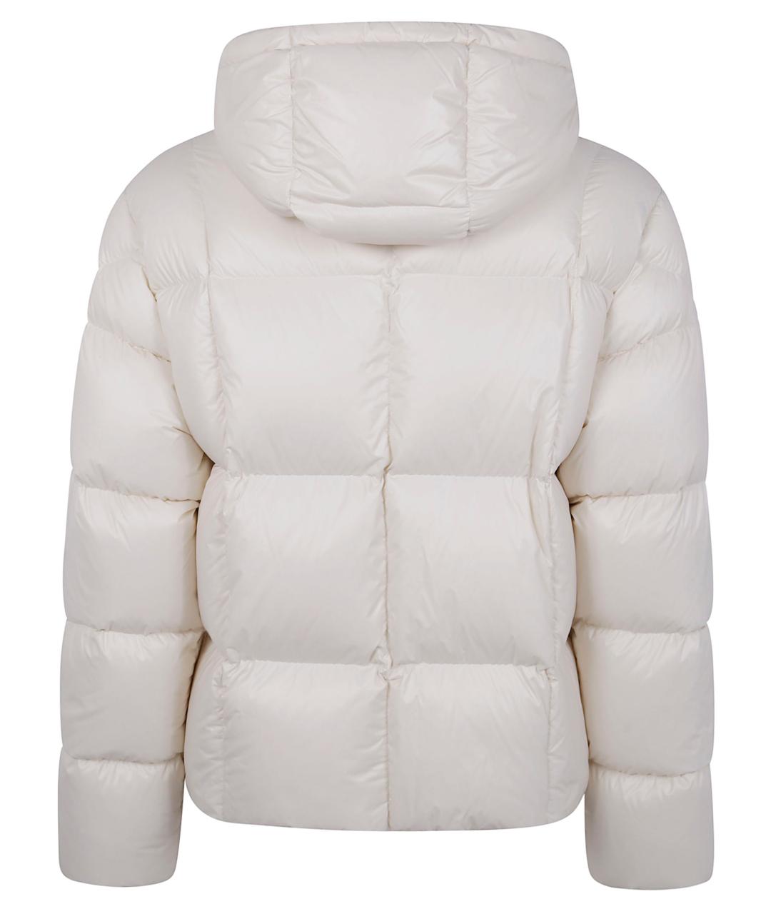 MONCLER Белая полиамидовая куртка, фото 2