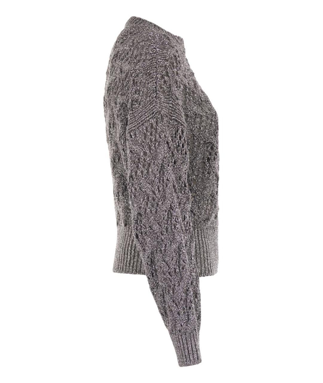 MAX MARA Серый вискозный джемпер / свитер, фото 3