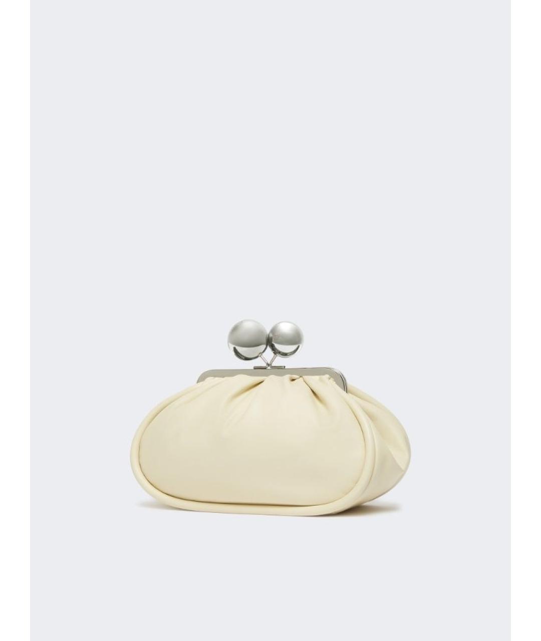WEEKEND MAX MARA Белая синтетическая сумка с короткими ручками, фото 2