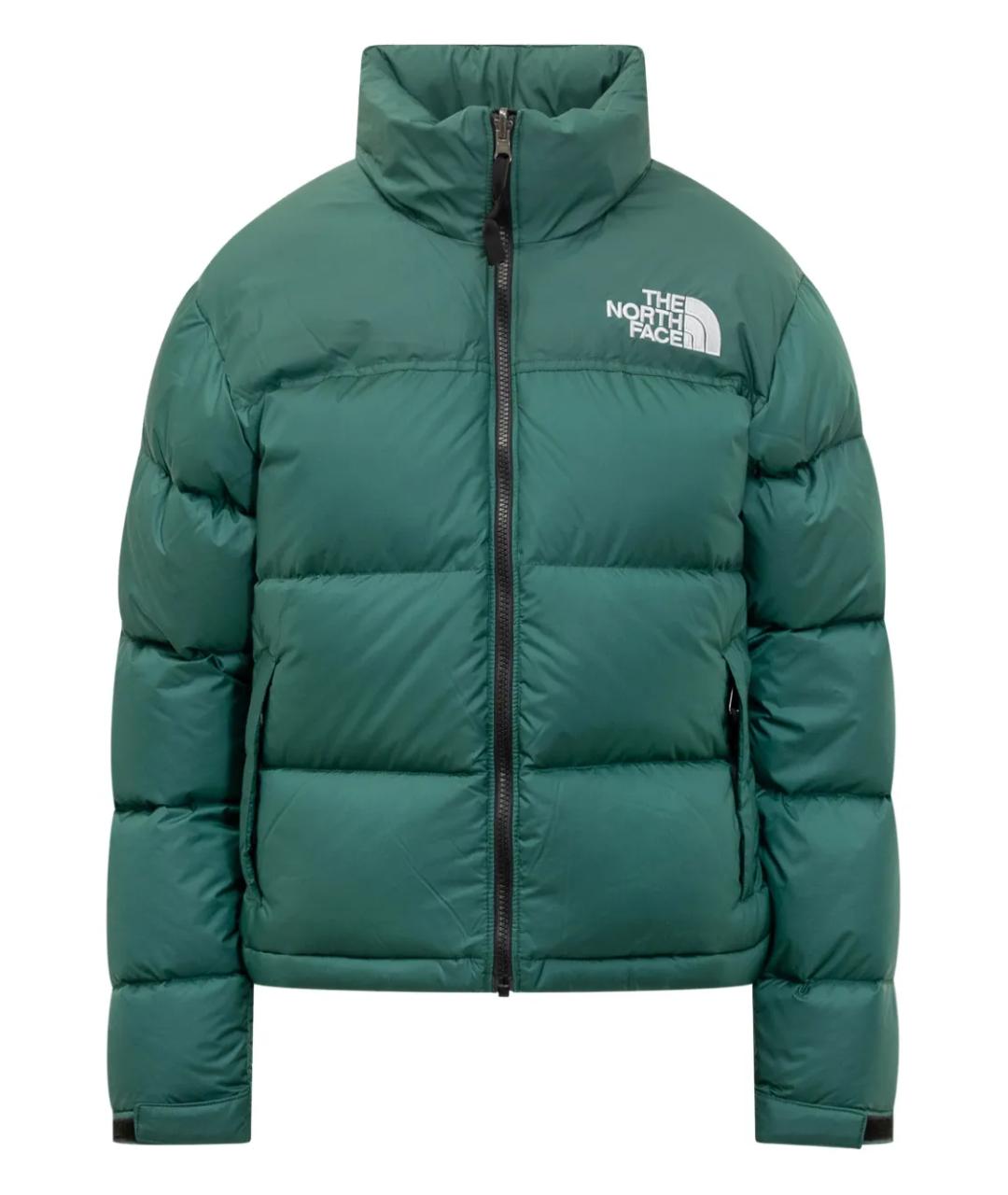 THE NORTH FACE Зеленый полиамидовый пуховик, фото 1