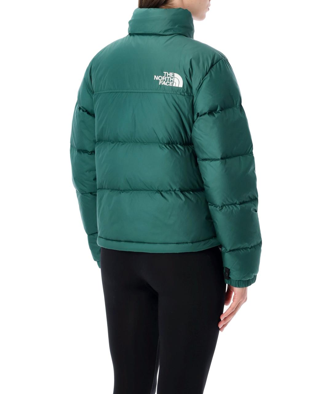 THE NORTH FACE Зеленый полиамидовый пуховик, фото 3