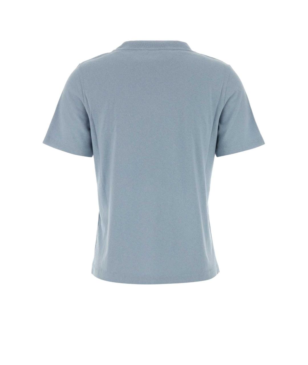 CHLOE Голубая хлопковая футболка, фото 2