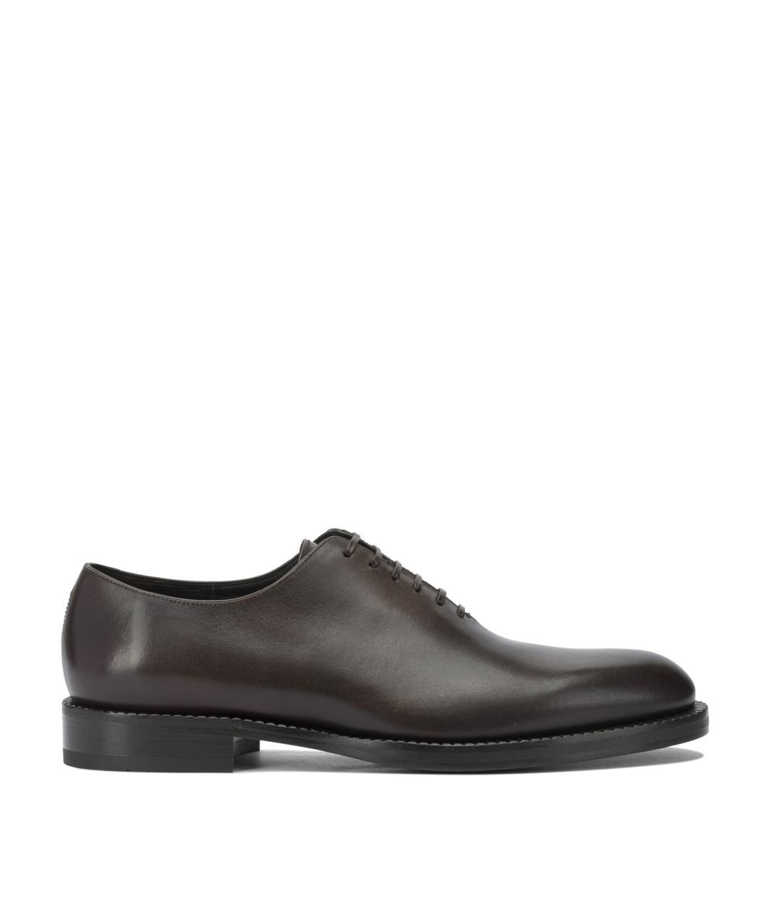 FERRAGAMO Коричневые кожаные туфли, фото 1