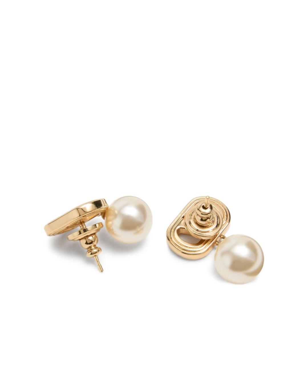 VALENTINO Золотые металлические серьги, фото 4