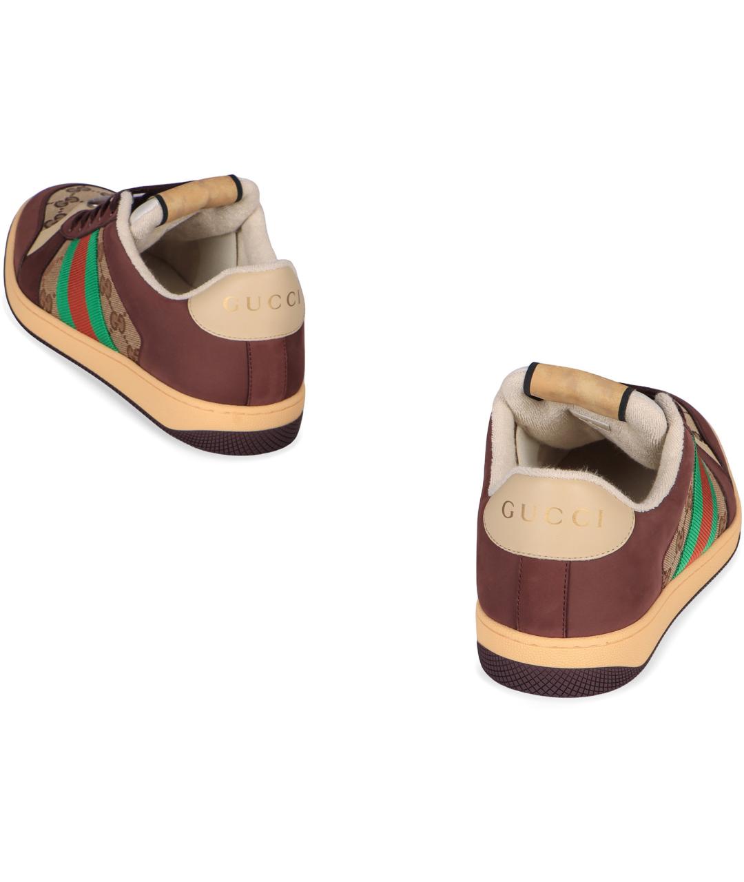 GUCCI Мульти низкие кроссовки / кеды, фото 4