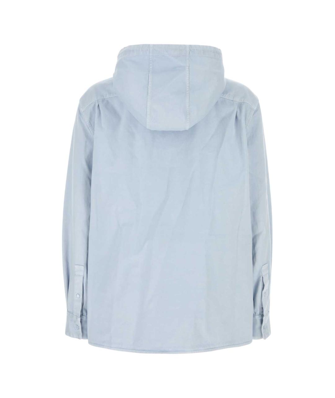 LOEWE Голубая хлопковая куртка, фото 2