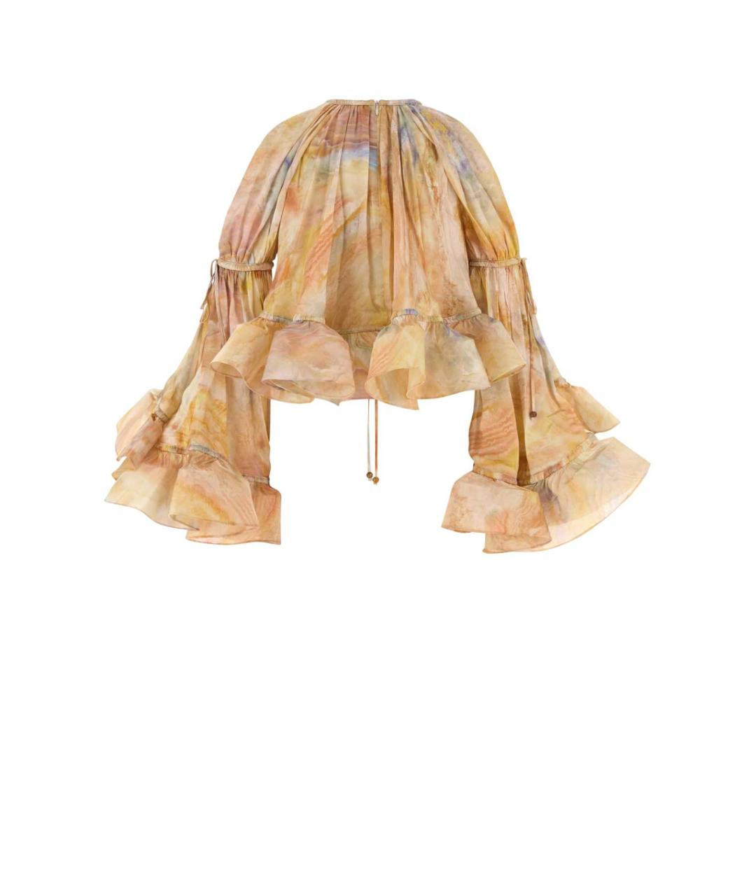 ZIMMERMANN Мульти шелковая рубашка, фото 2