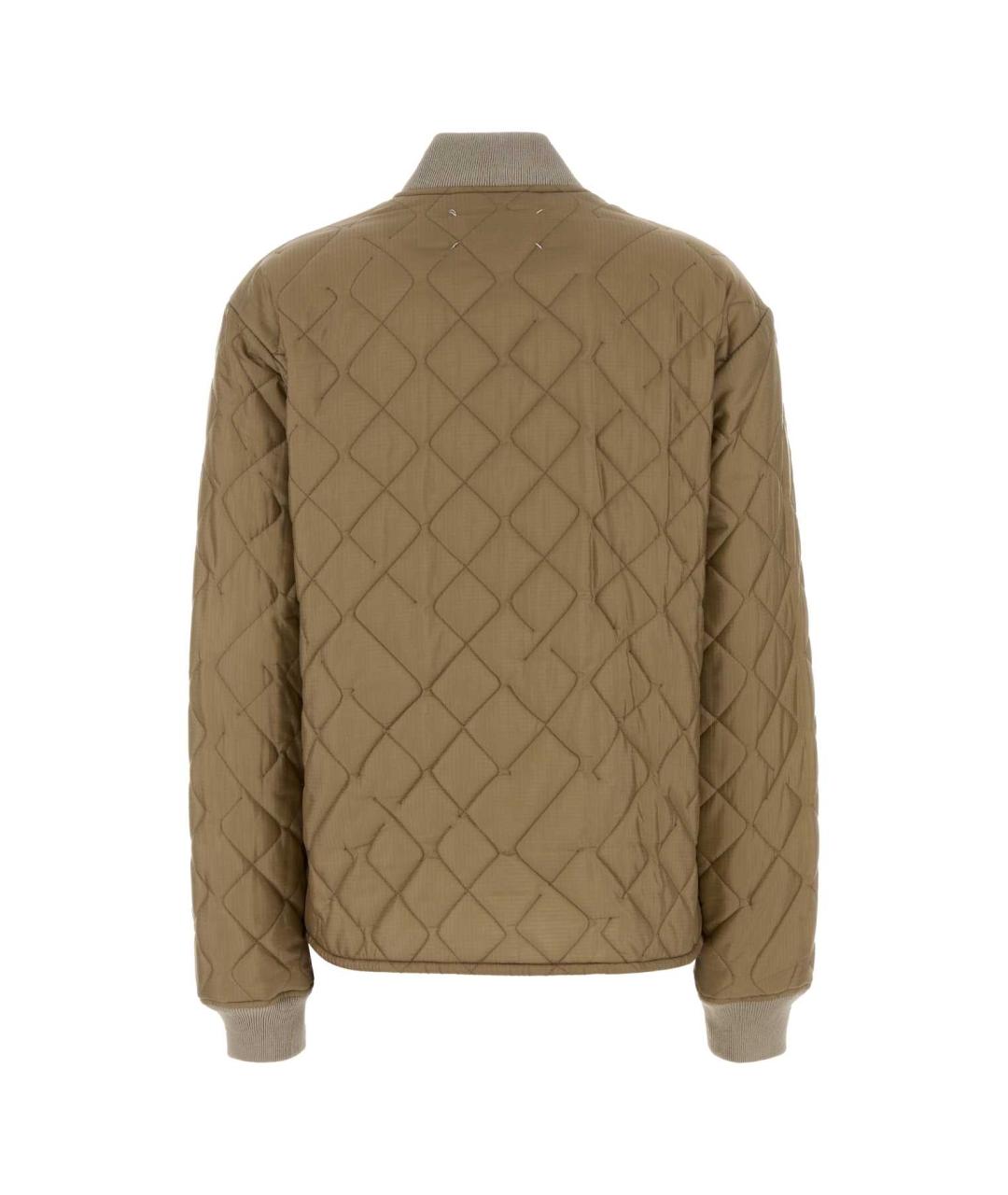 MAISON MARGIELA Бежевая полиэстеровая куртка, фото 2