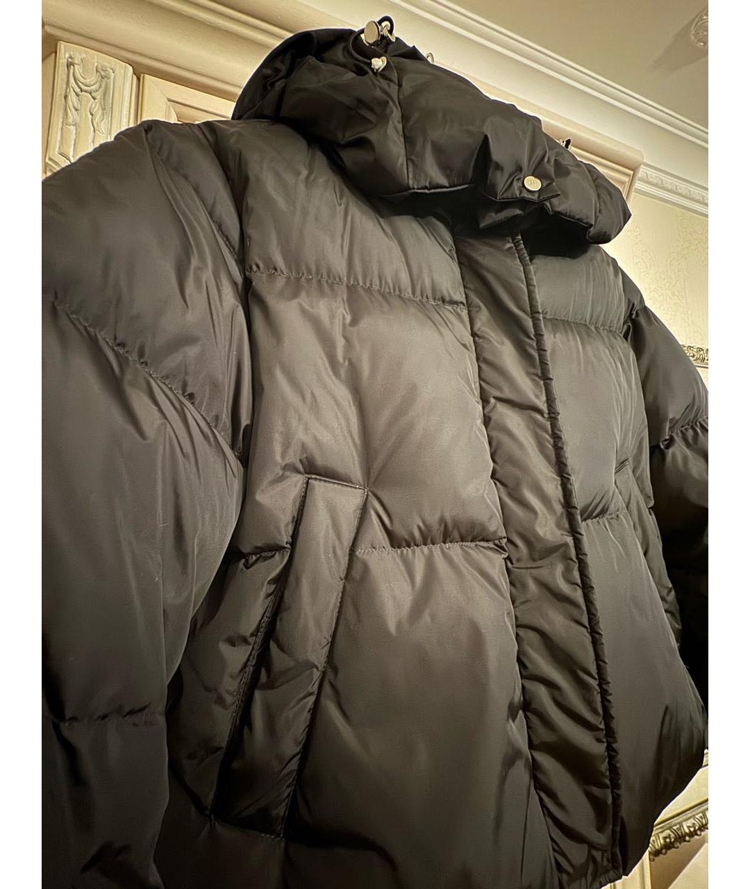 ADD Черный полиэстеровый пуховик, фото 4