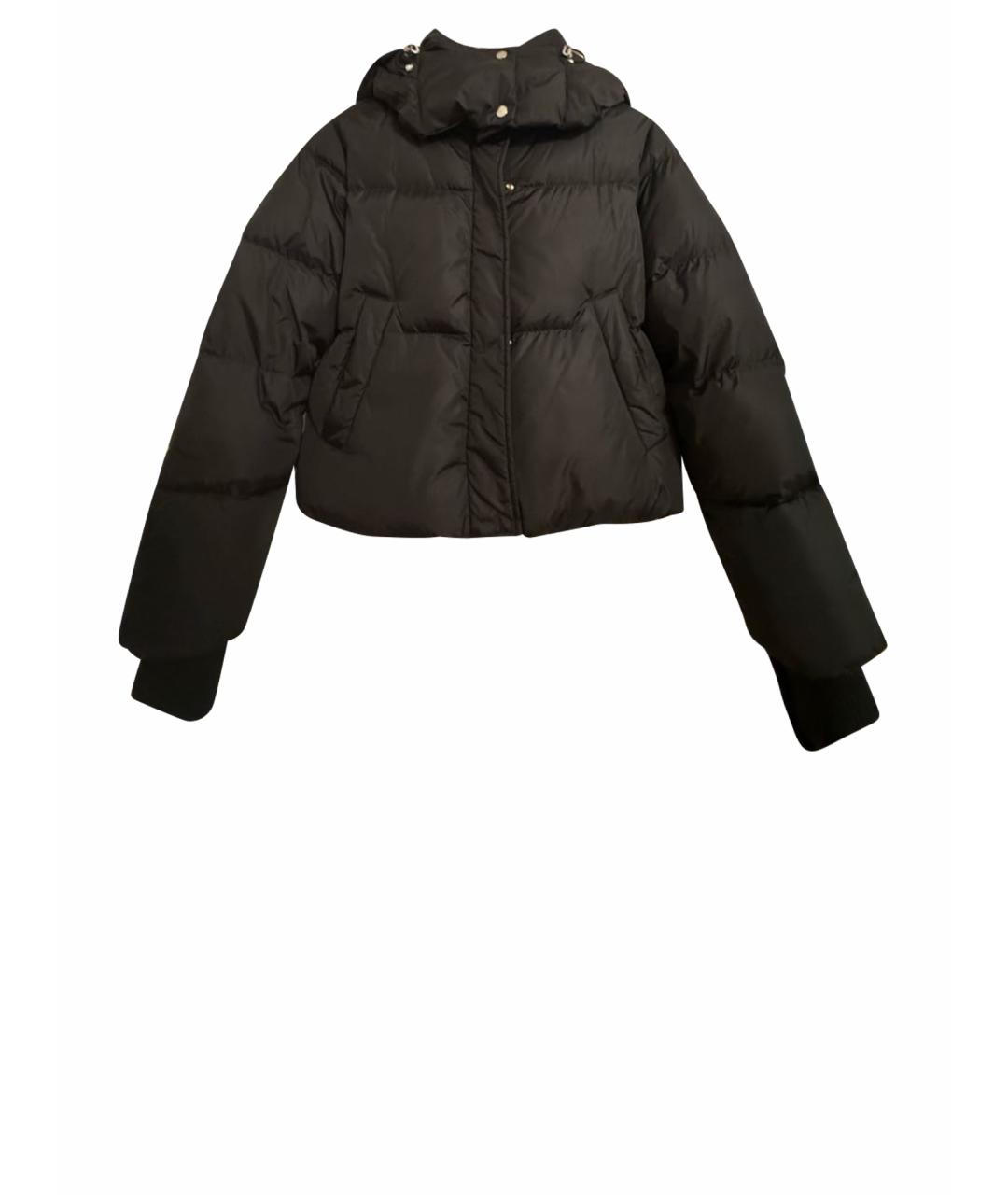 ADD Черный полиэстеровый пуховик, фото 1