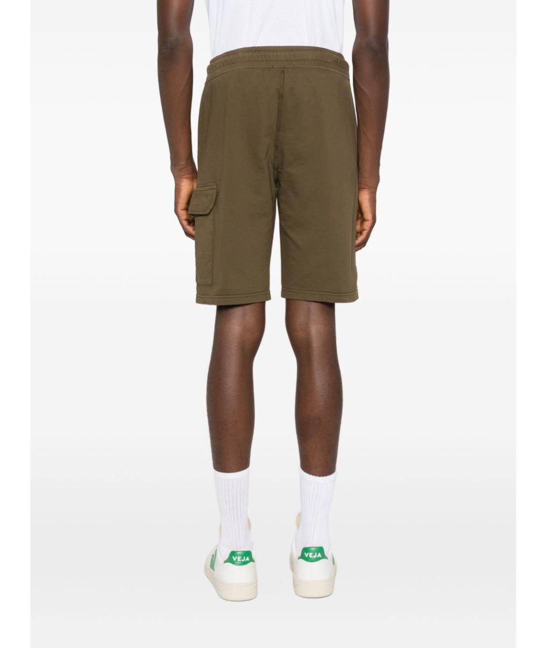 CP COMPANY Зеленые хлопковые шорты, фото 4