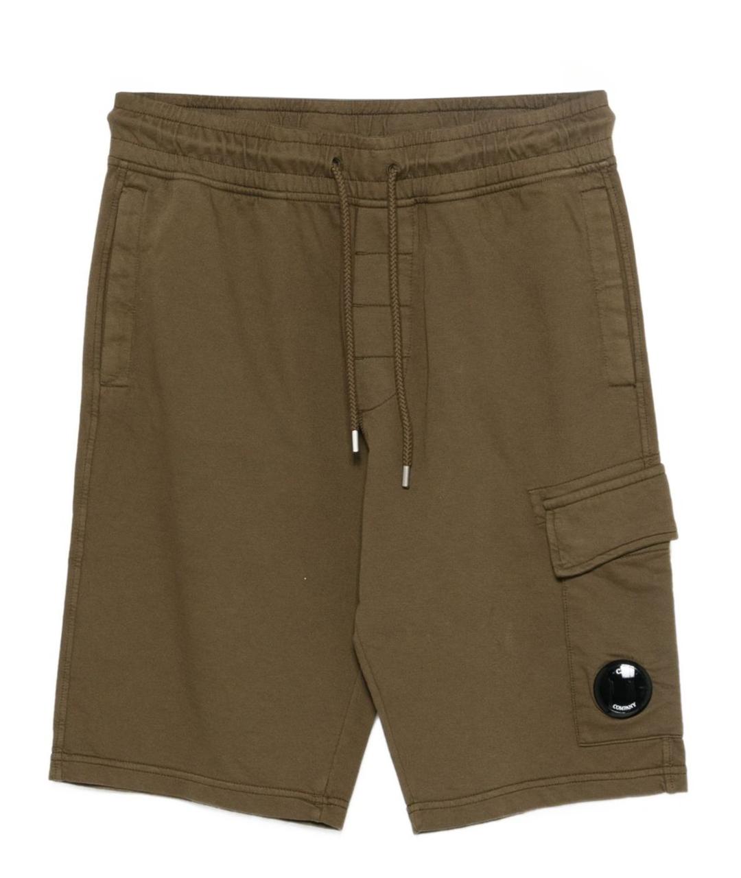 CP COMPANY Зеленые хлопковые шорты, фото 1