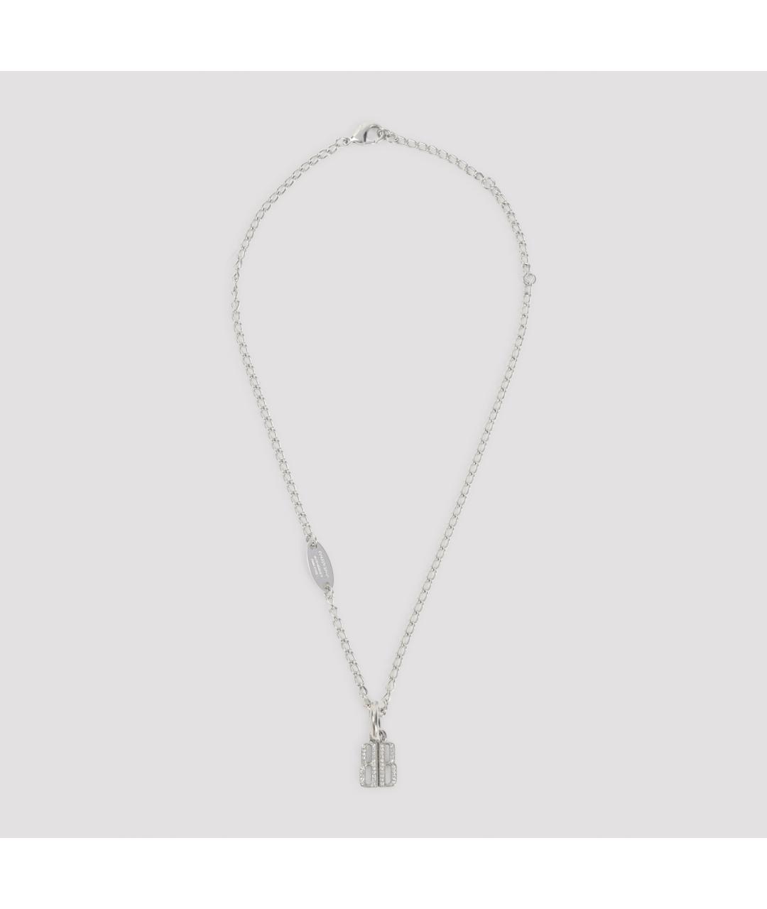 BALENCIAGA Серебряная латунная подвеска, фото 3