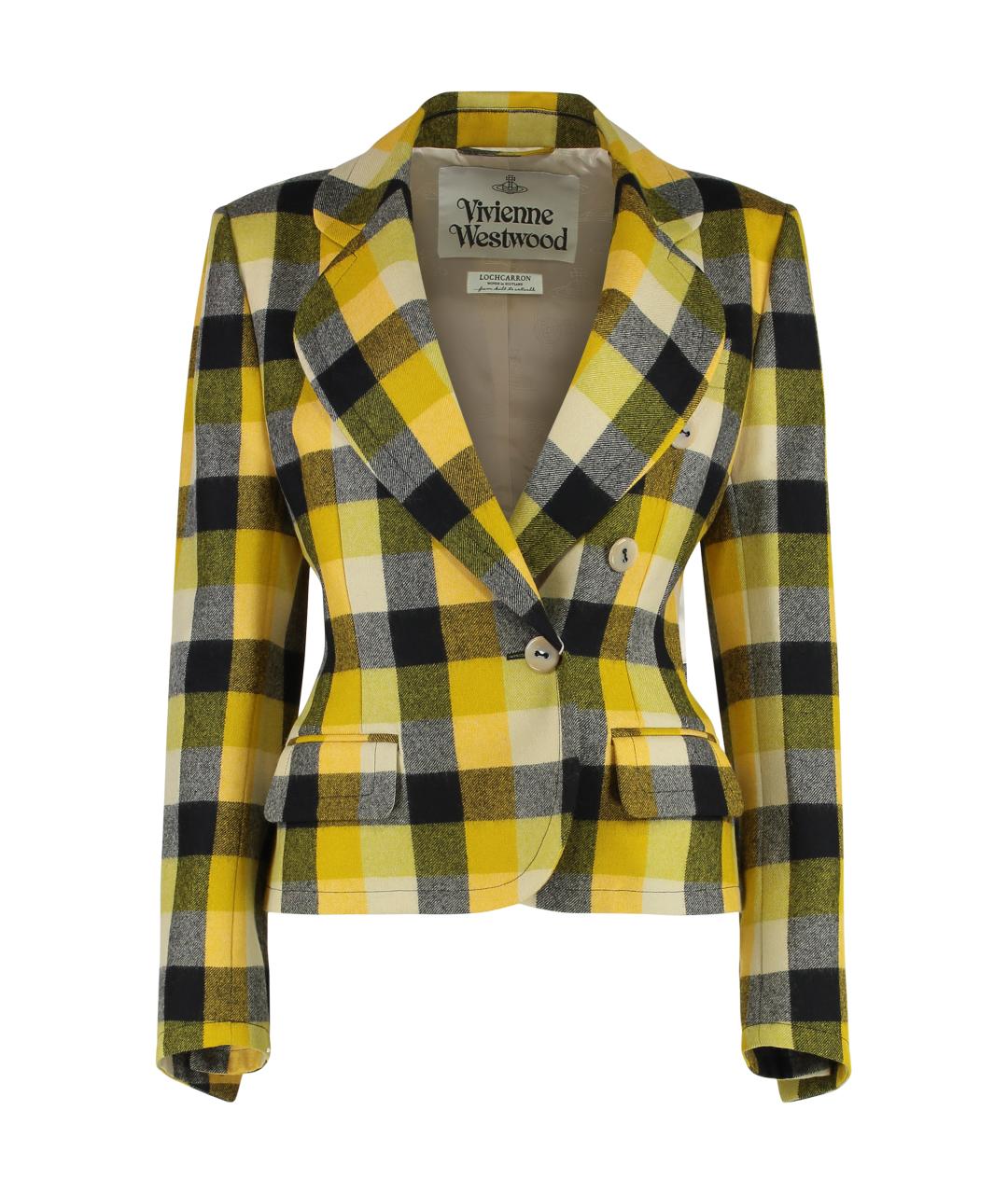 VIVIENNE WESTWOOD Желтый шерстяной жакет/пиджак, фото 1