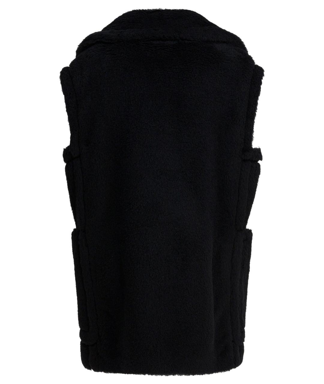MAX MARA Черный шерстяной жилет, фото 2
