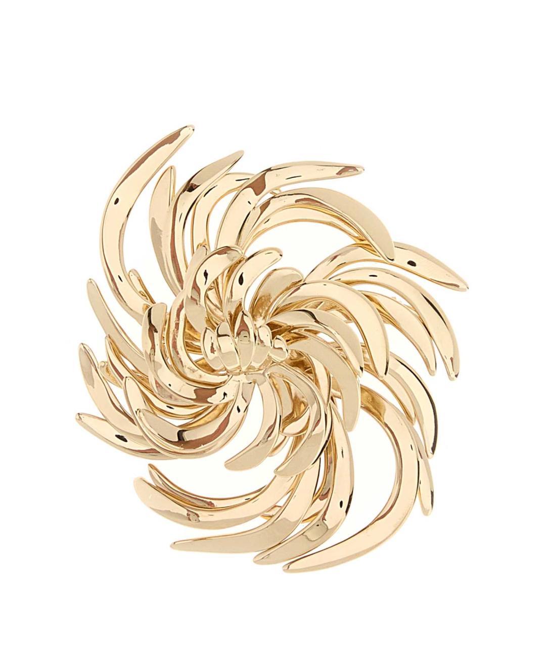 MIU MIU Золотая металлическая булавка / брошь, фото 1