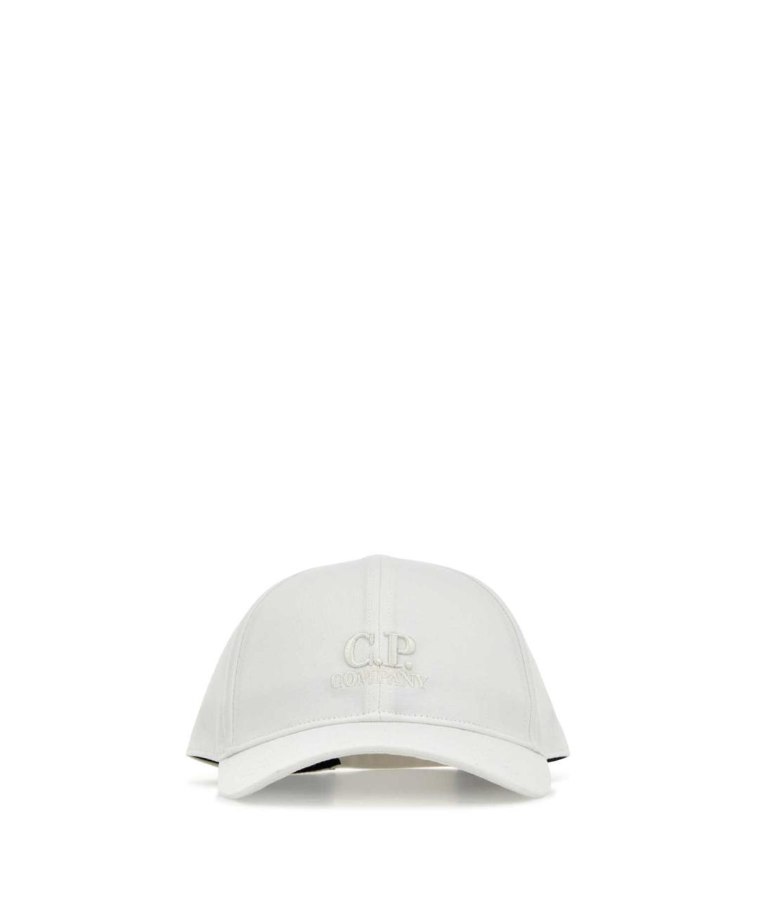 CP COMPANY Белая хлопковая кепка/бейсболка, фото 1