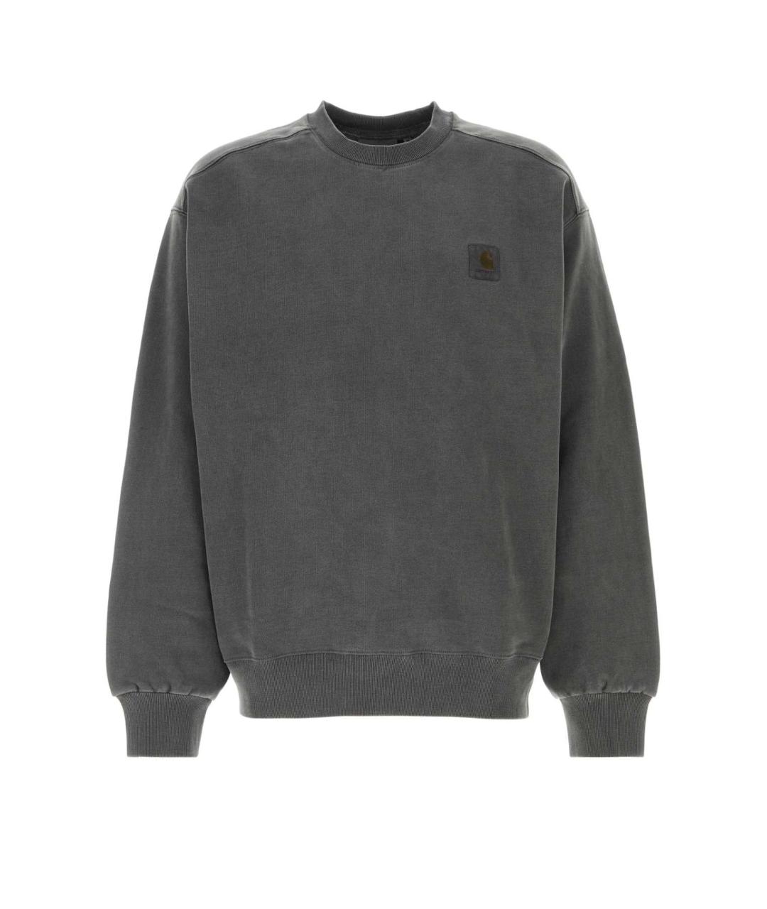 CARHARTT WIP Серый хлопковый джемпер / свитер, фото 1