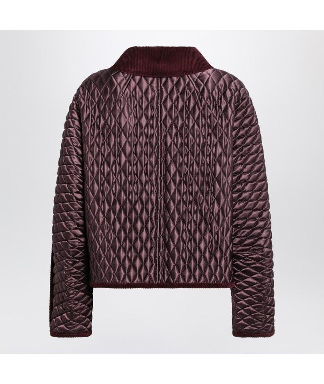 BURBERRY Коричневая полиэстеровая куртка, фото 3