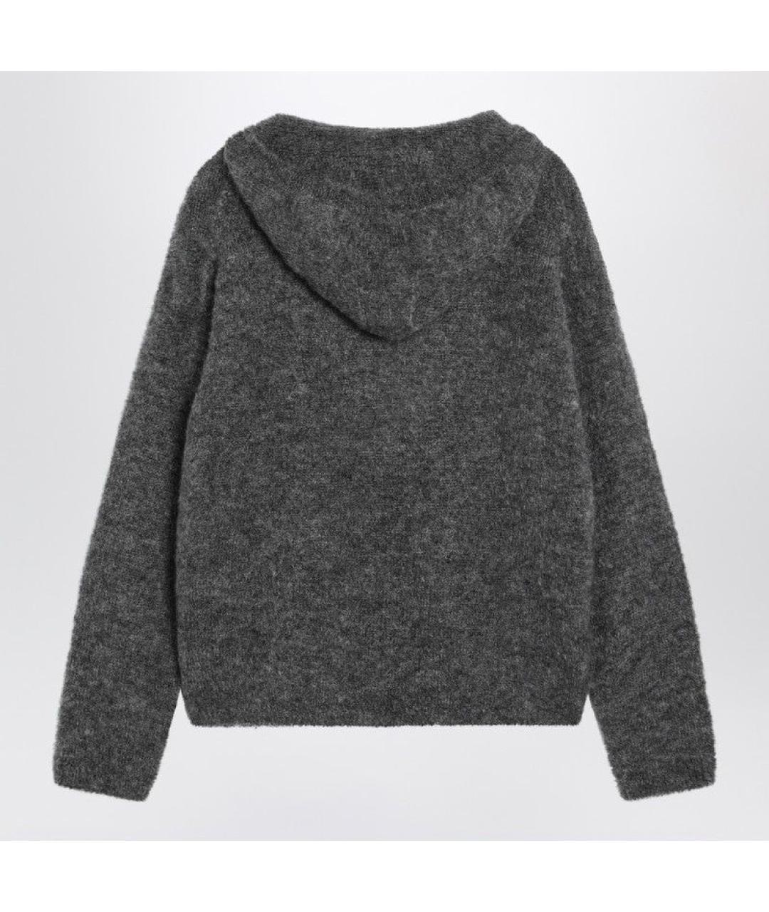'S MAX MARA Серый шерстяной джемпер / свитер, фото 4