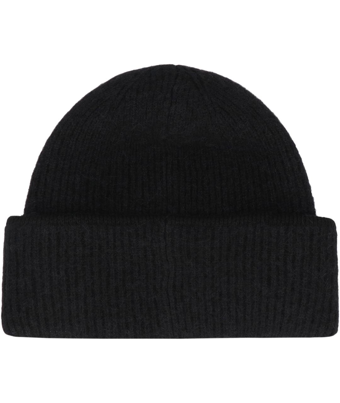 JACQUEMUS Черная шерстяная шапка, фото 3