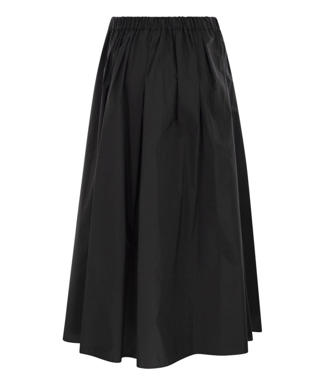 WEEKEND MAX MARA Черная полиэстеровая юбка макси, фото 2