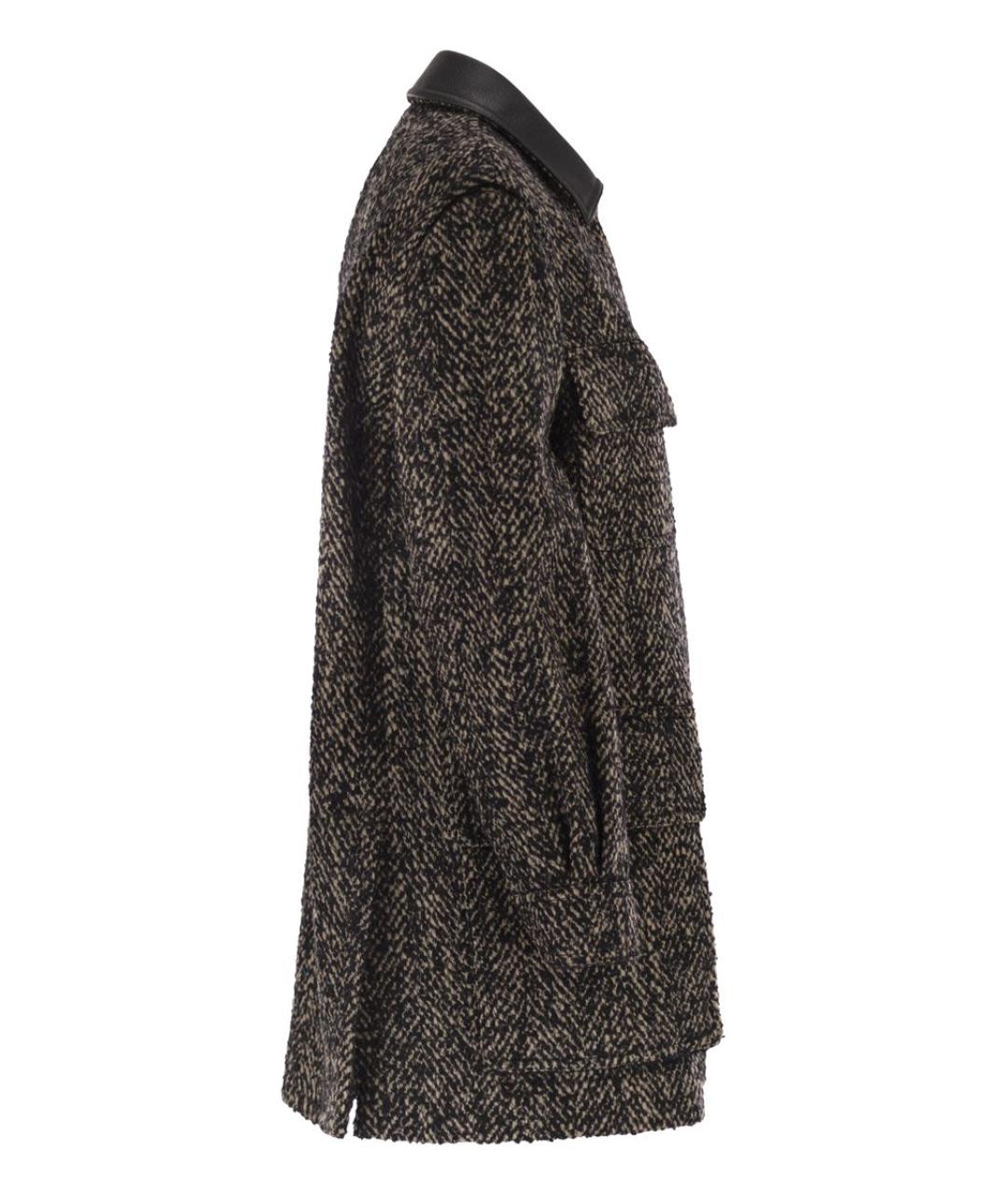 MAX MARA Серое шерстяное пальто, фото 3