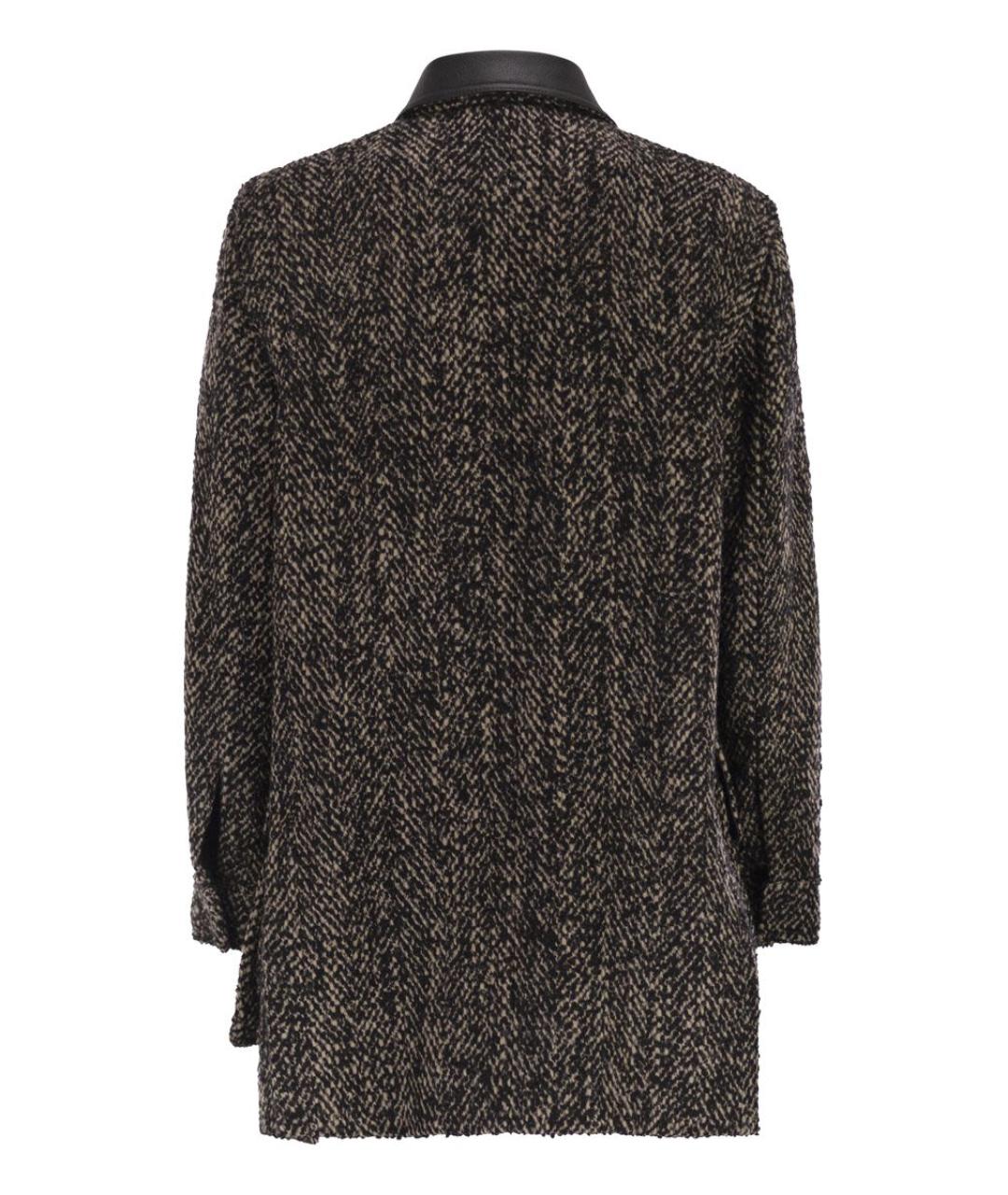 MAX MARA Серое шерстяное пальто, фото 2
