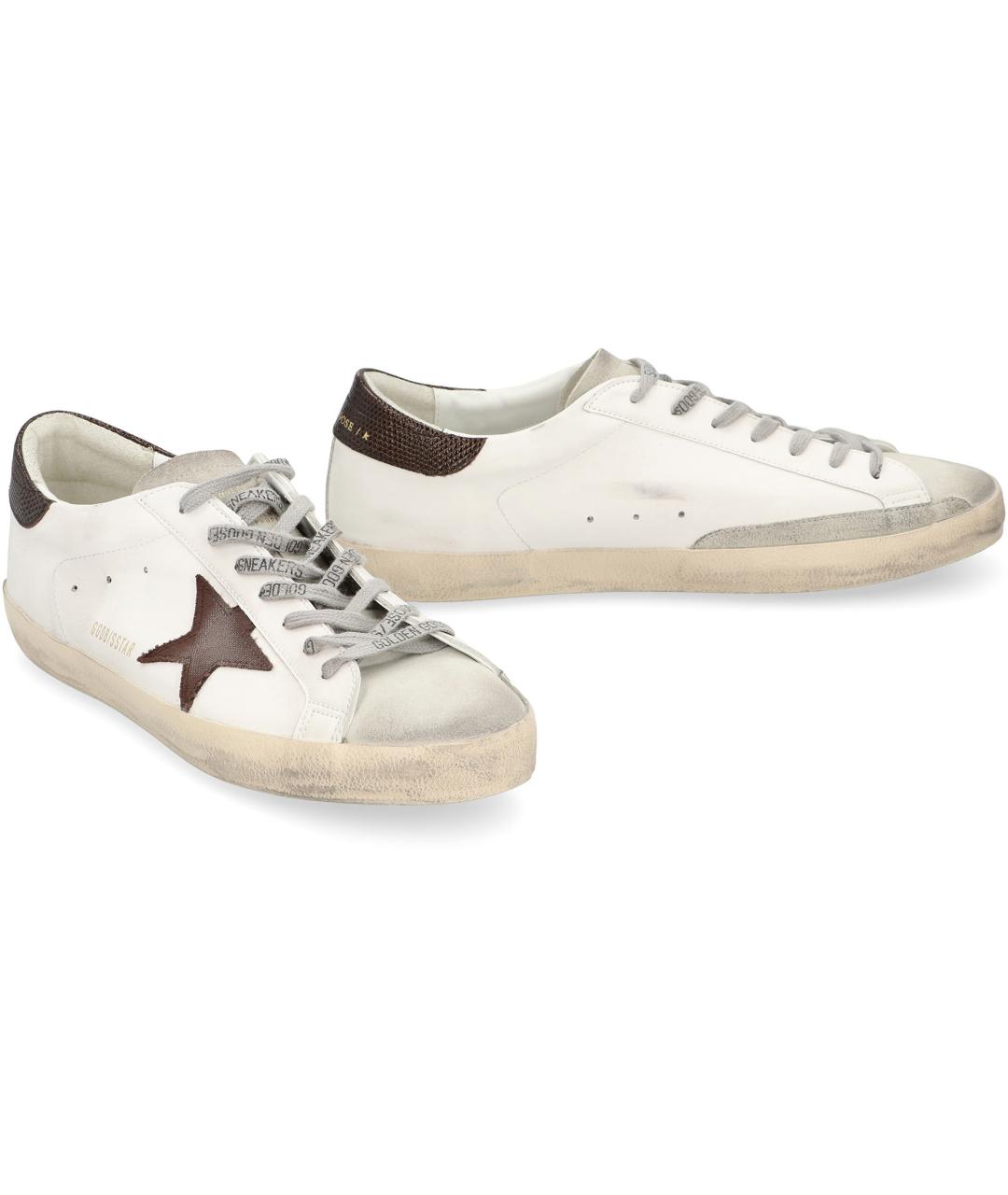 GOLDEN GOOSE DELUXE BRAND Белые низкие кроссовки / кеды, фото 3