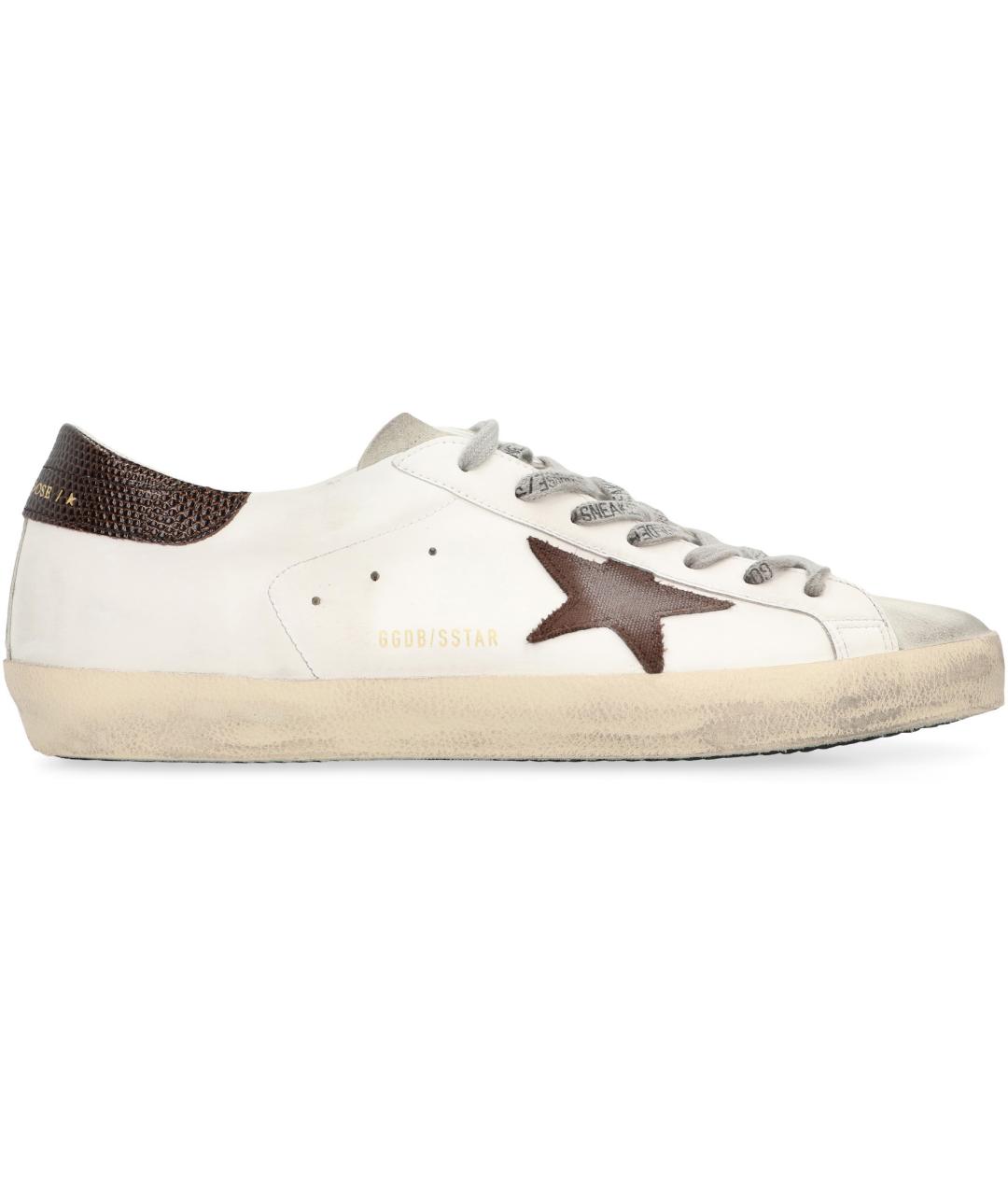 GOLDEN GOOSE DELUXE BRAND Белые низкие кроссовки / кеды, фото 2