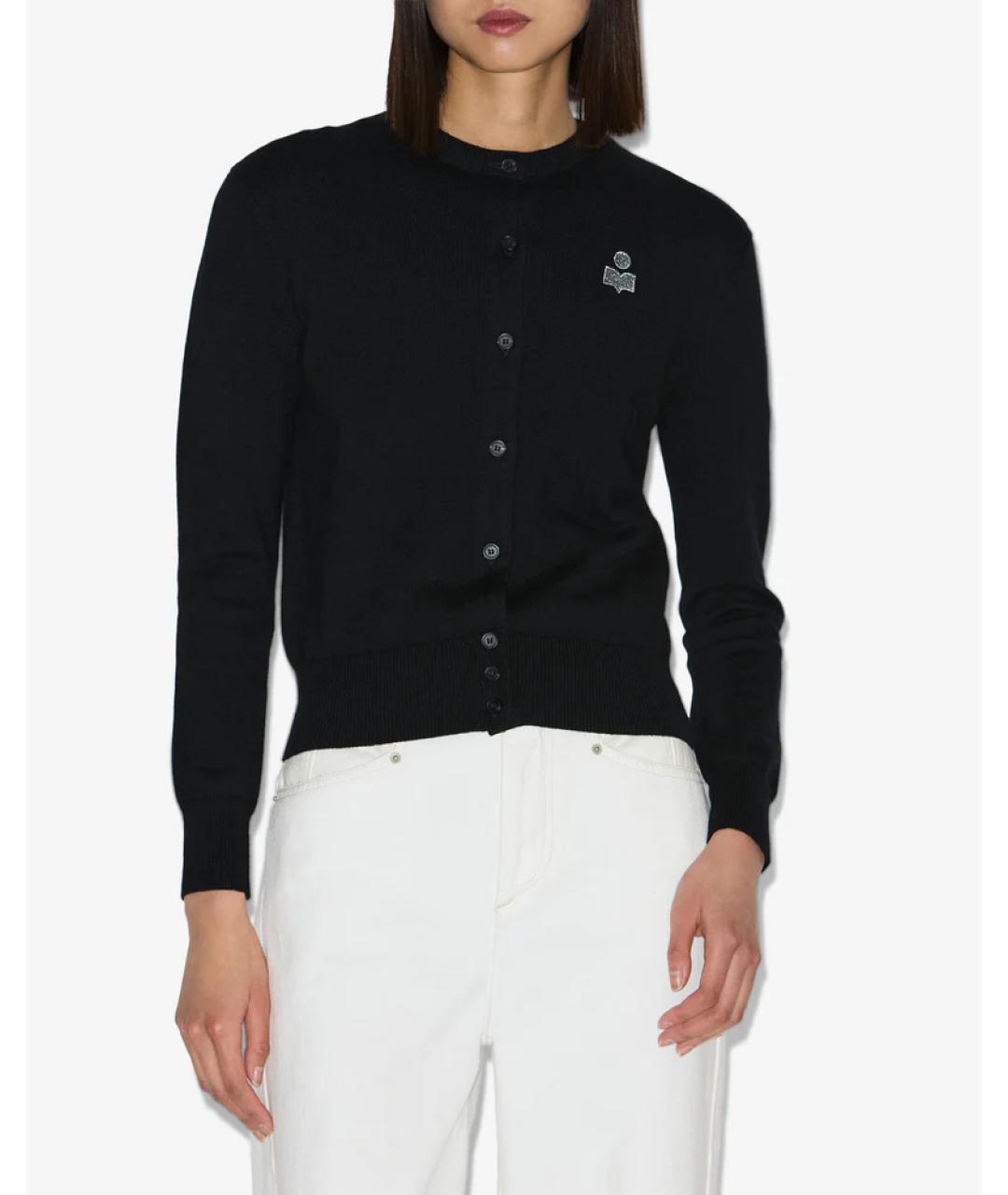 ISABEL MARANT Черный хлопковый кардиган, фото 3