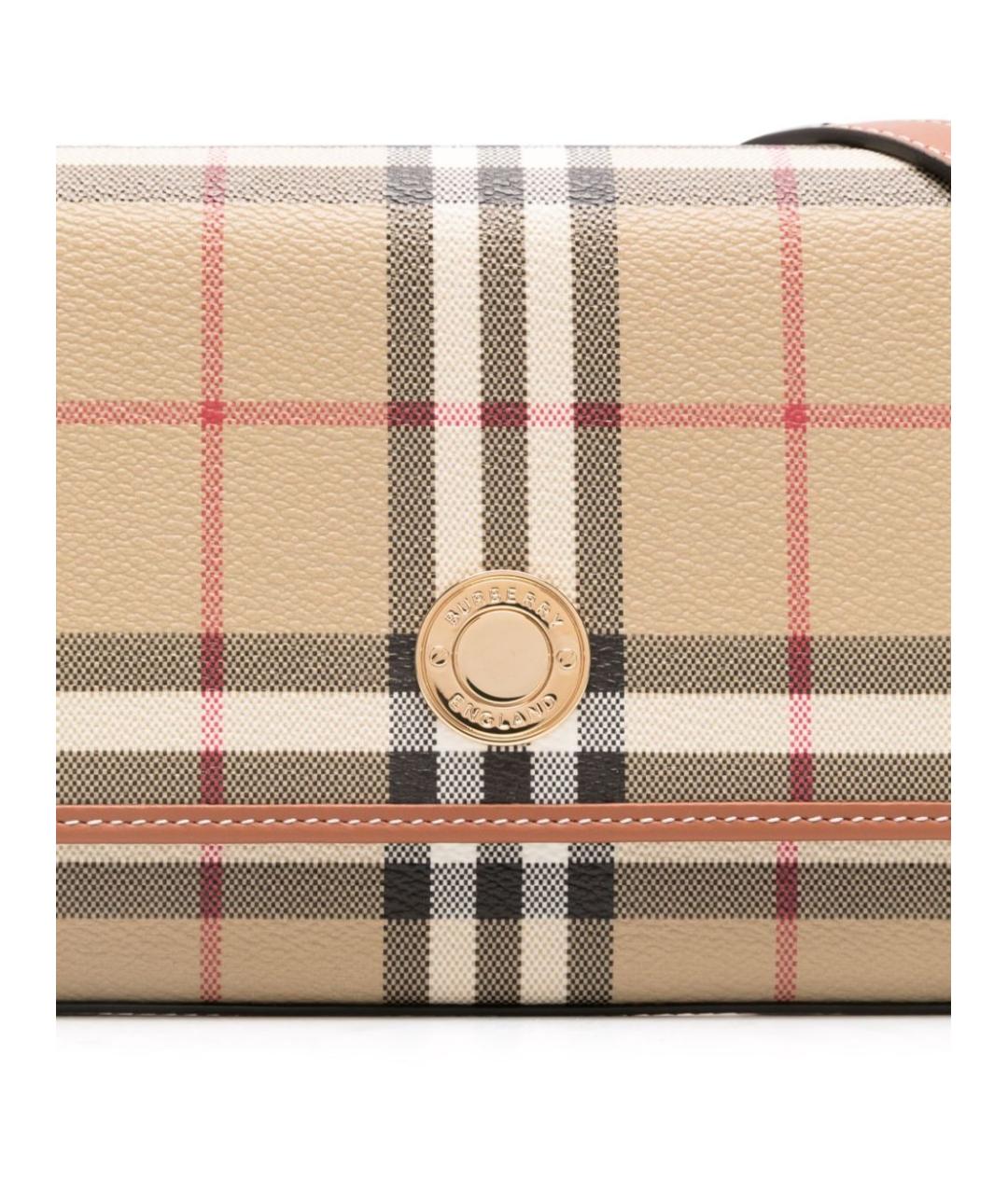 BURBERRY Мульти синтетическая сумка через плечо, фото 5