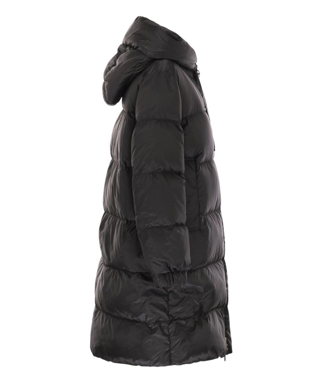 MAX MARA Черный полиэстеровый пуховик, фото 3