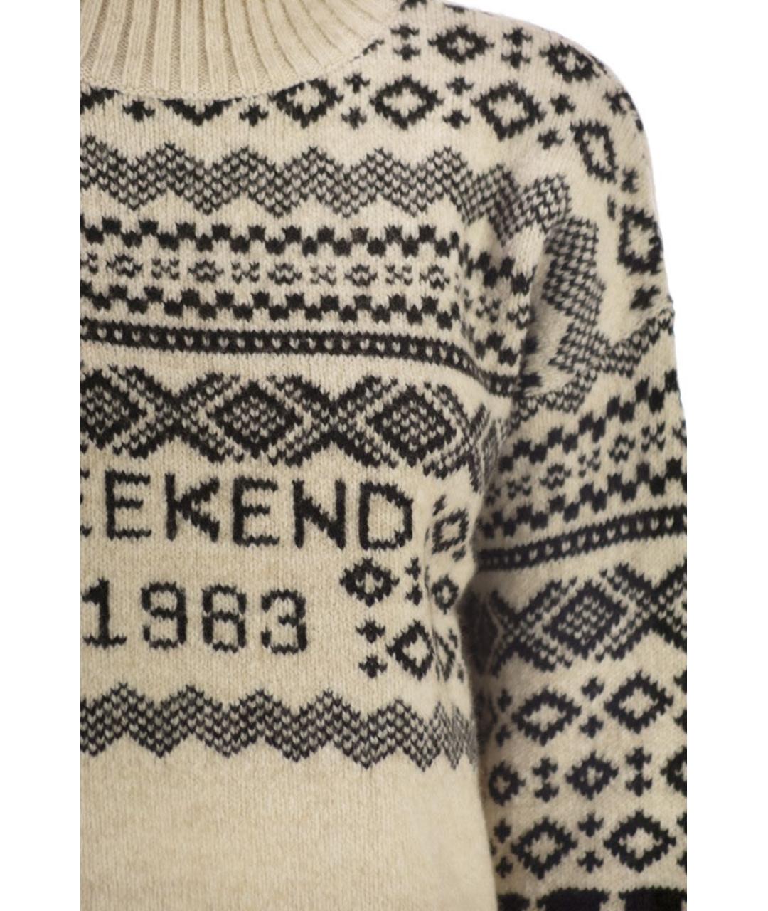 WEEKEND MAX MARA Мульти шерстяной джемпер / свитер, фото 4