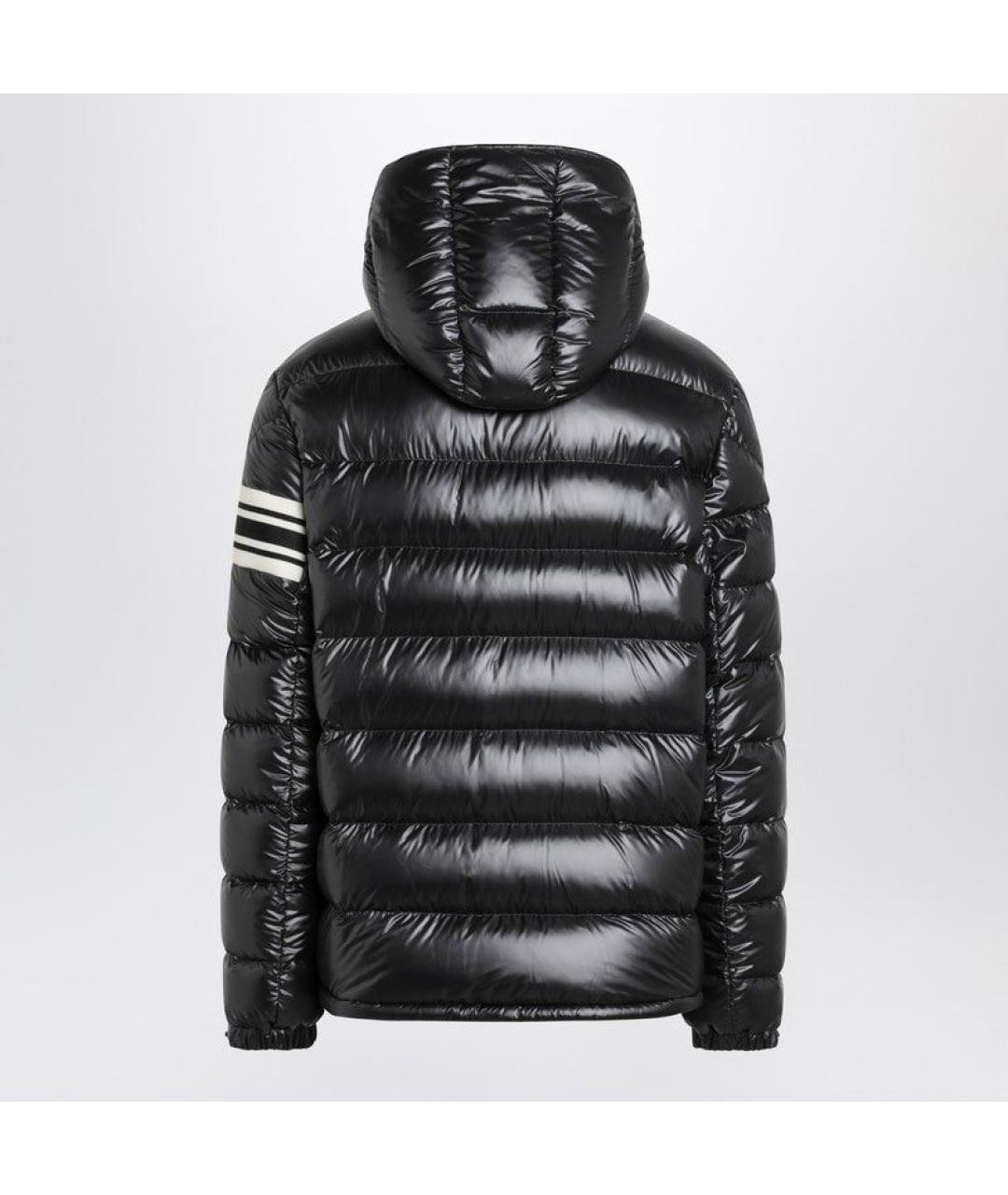 MONCLER Черная полиэстеровая куртка, фото 2