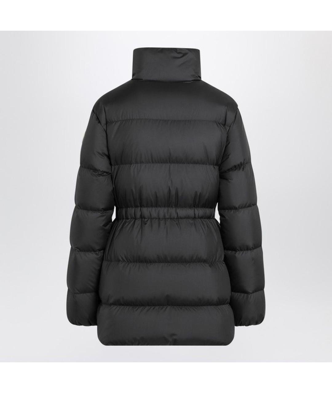 MONCLER Черный полиамидовый пуховик, фото 2
