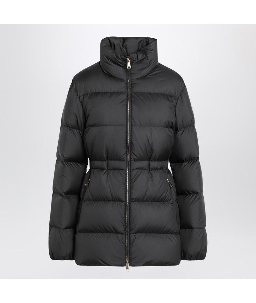 MONCLER Черный полиамидовый пуховик, фото 3