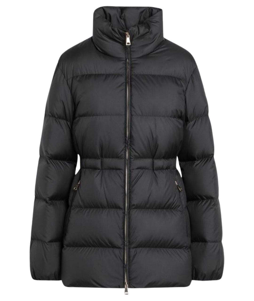MONCLER Черный полиамидовый пуховик, фото 1
