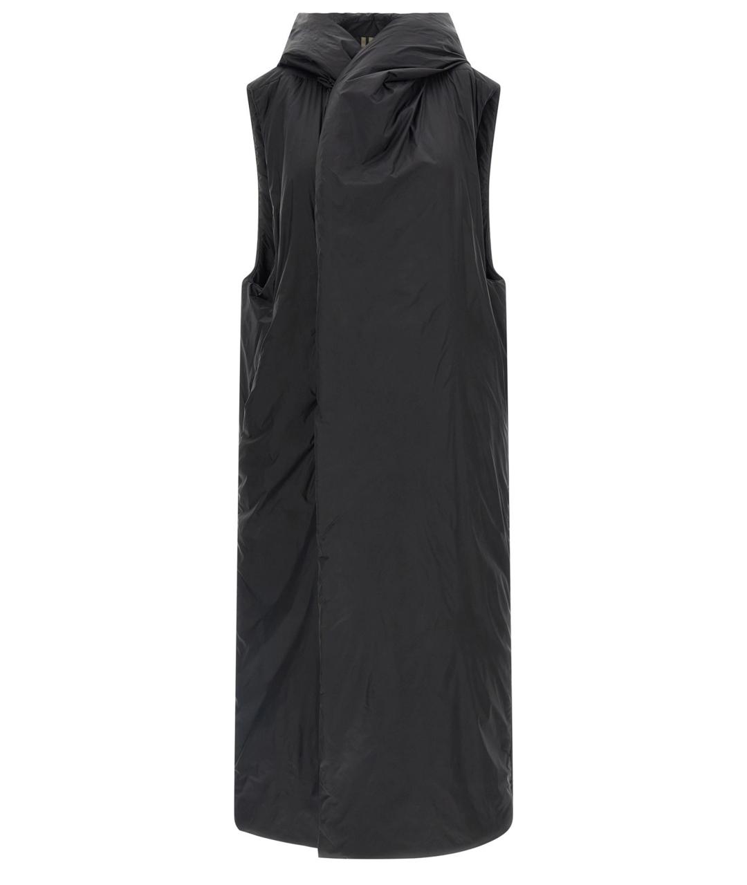 RICK OWENS DRKSHDW Черный полиамидовый жилет, фото 1