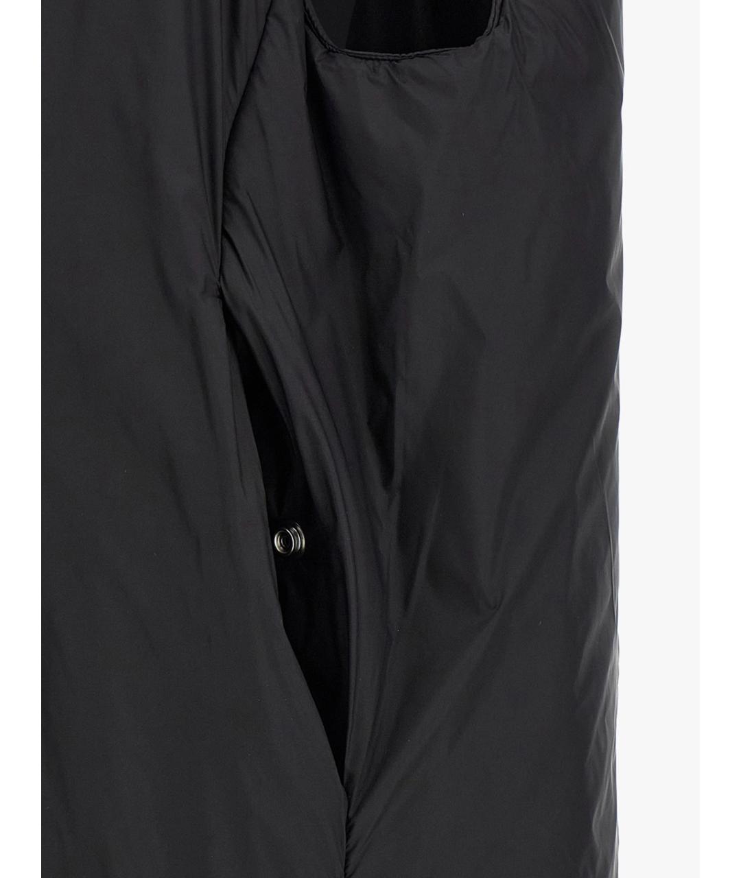 RICK OWENS DRKSHDW Черный полиамидовый жилет, фото 4