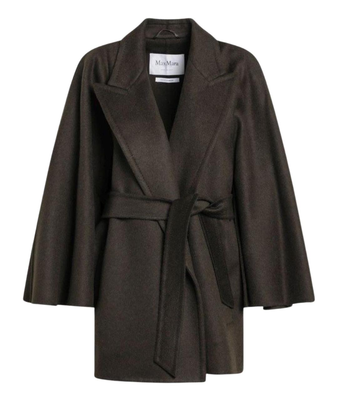 MAX MARA Зеленые шерстяное пальто, фото 1