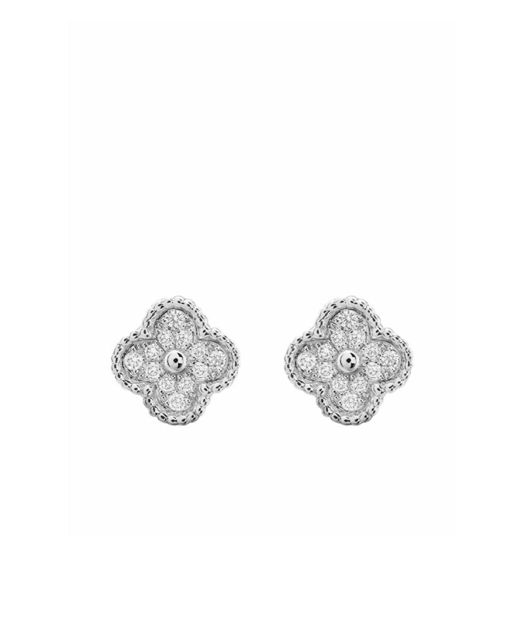 VAN CLEEF & ARPELS Белые серьги из белого золота, фото 1